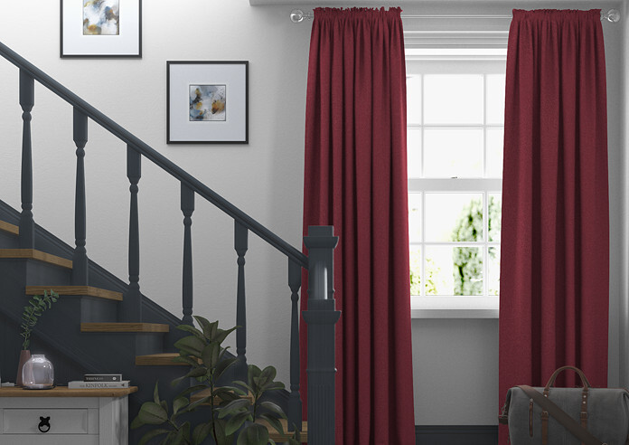 Sunningdale, Claret - Made to Measure Curtains - Image 3